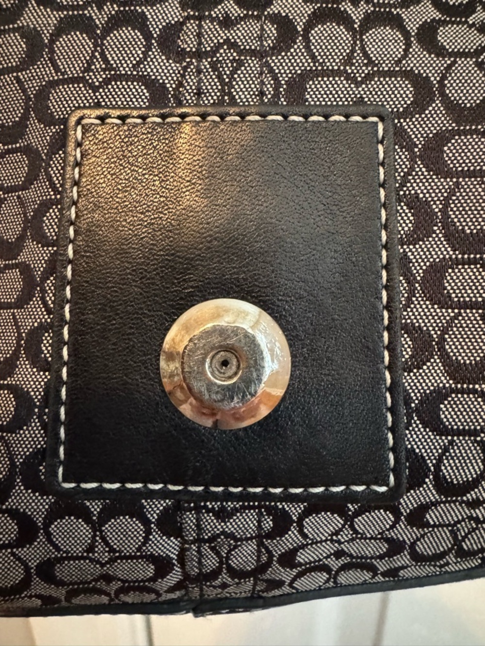 SOLD! Do not purchase! Black and Gray Coach Soho Shouder bag - Picture 7 of 12